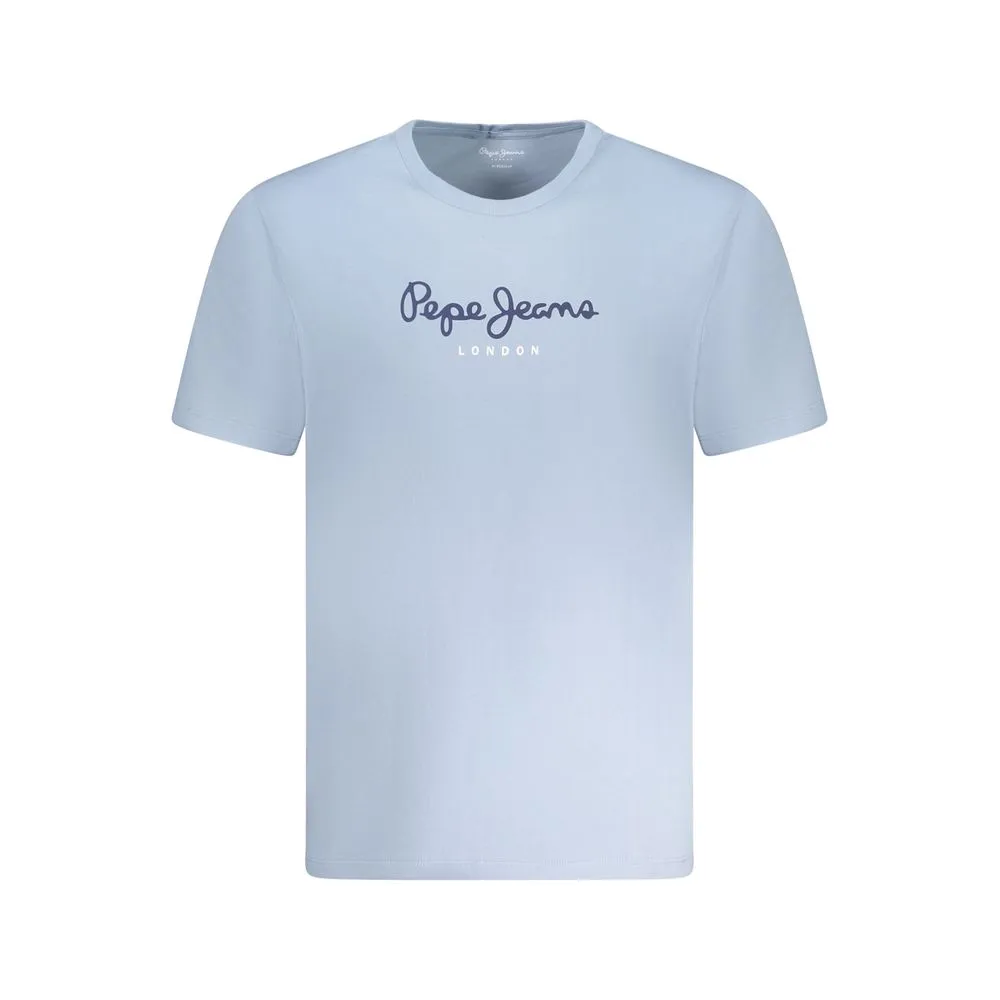 Pepe Jeans Men's Light Blue Cotton T-Shirt