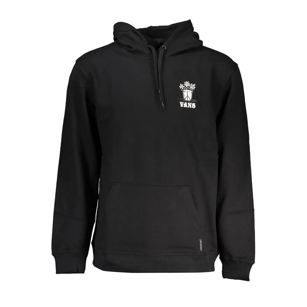 Vans Men's Sleek Fleece Hooded Sweatshirt in Black