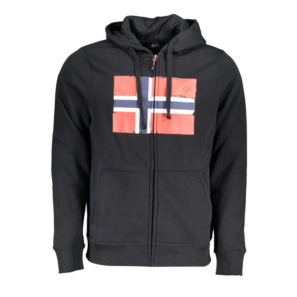 Norway 1963 Men's Black Cotton Sweater