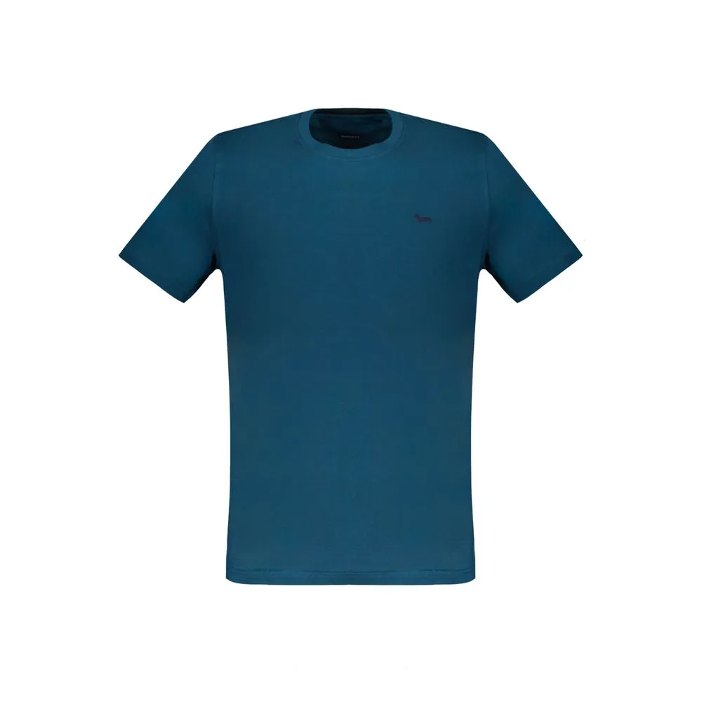 Harmont & Blaine Men's Blue Cotton T-Shirt
