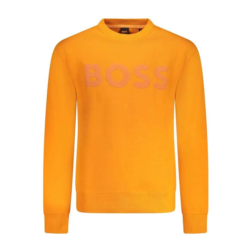 Hugo Boss Men's Orange Cotton Sweater