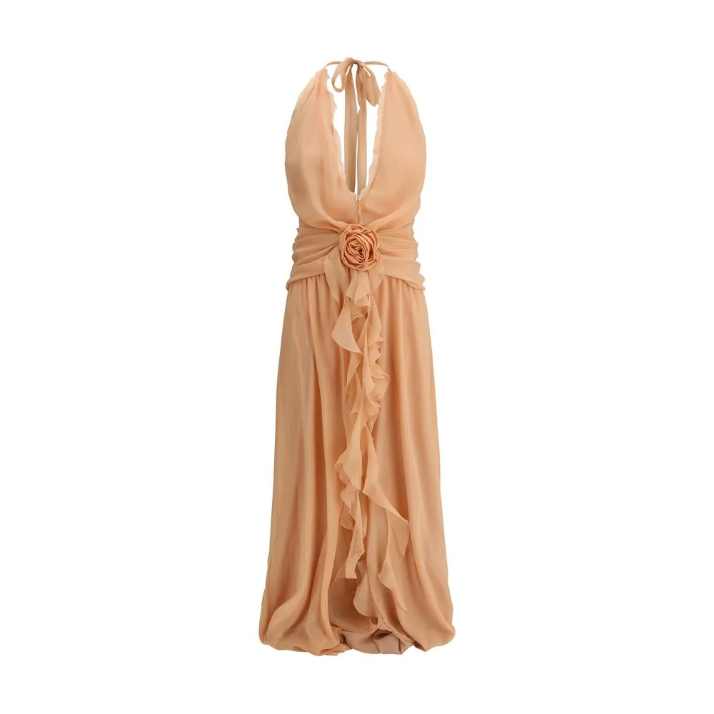 Blumarine Women's Silk georgette long Dress