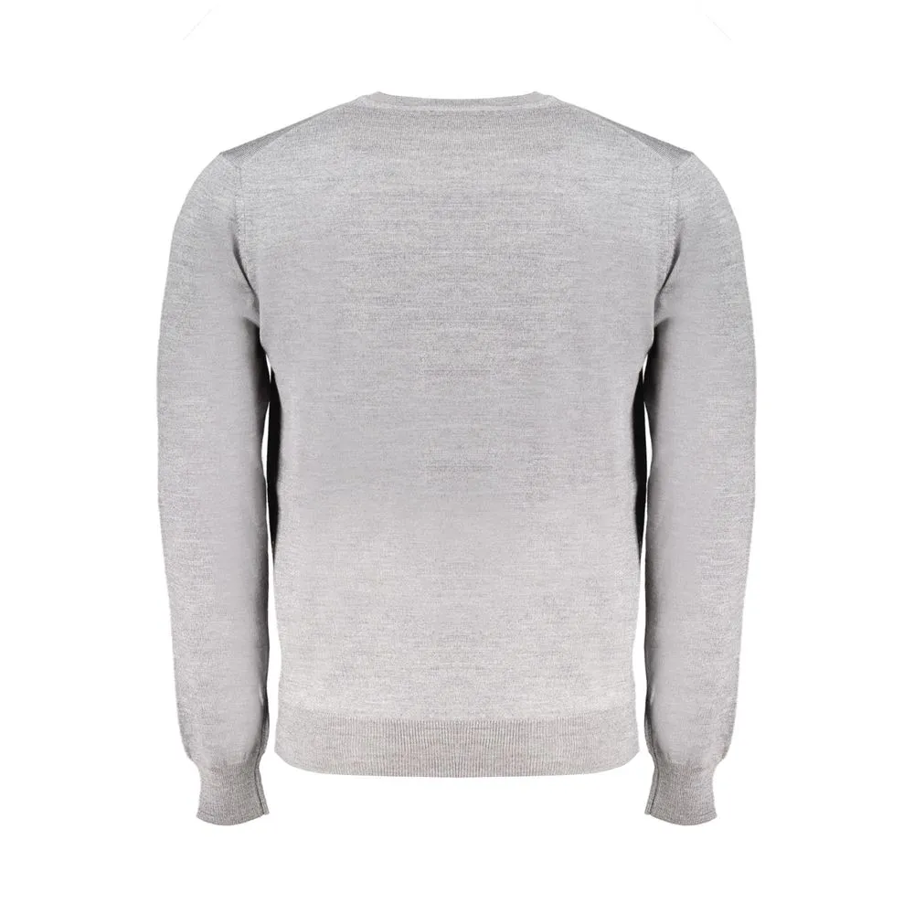 Harmont & Blaine Men's Gray Wool Sweater