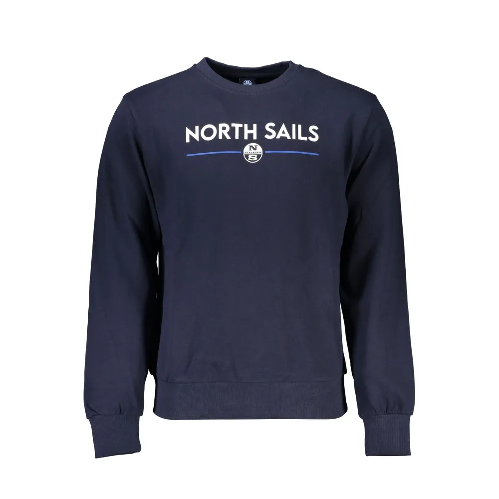 North Sails Men's Blue Cotton Sweater