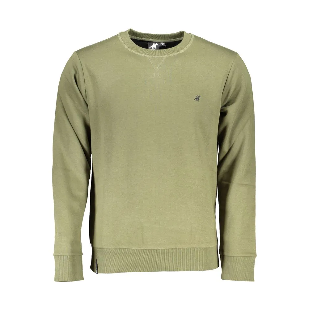 U.S. Grand Polo Men's Green Cotton Sweater