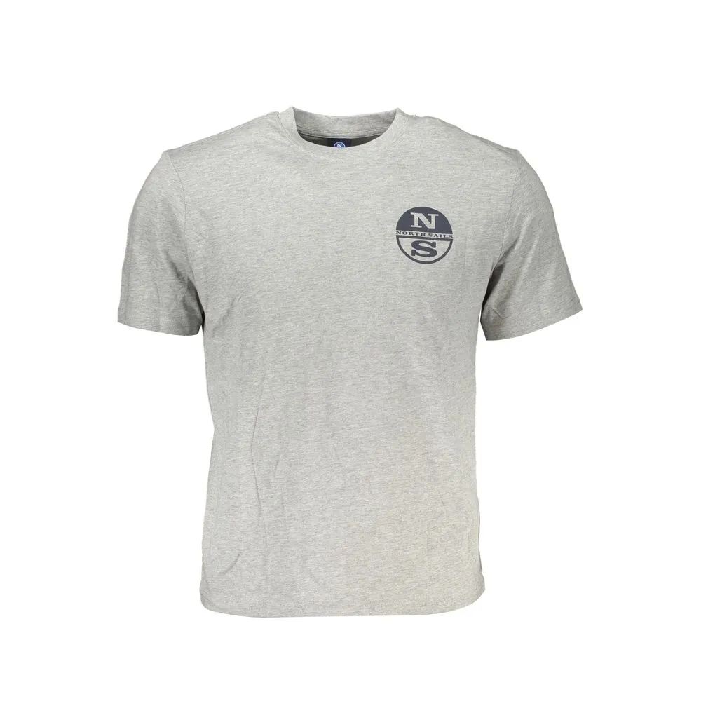 North Sails Men's Gray Cotton T-Shirt