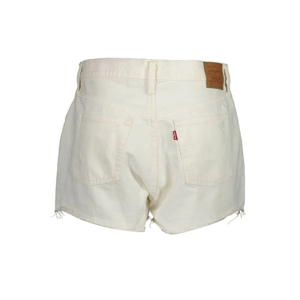 Levi's White Cotton Women Jeans