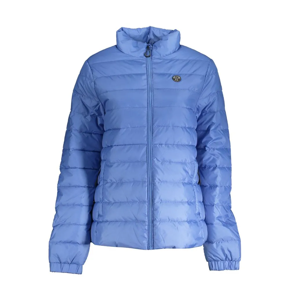 North Sails Light Blue Polyester Women Jacket