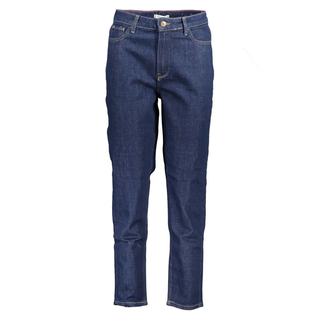 Tommy Hilfiger Women's Blue Cotton Jeans & Pant