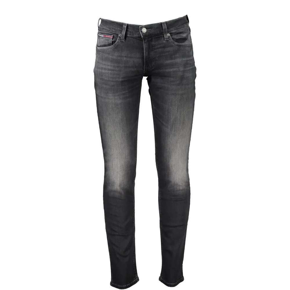 Tommy Hilfiger Men's Black Cotton Jeans & Pant