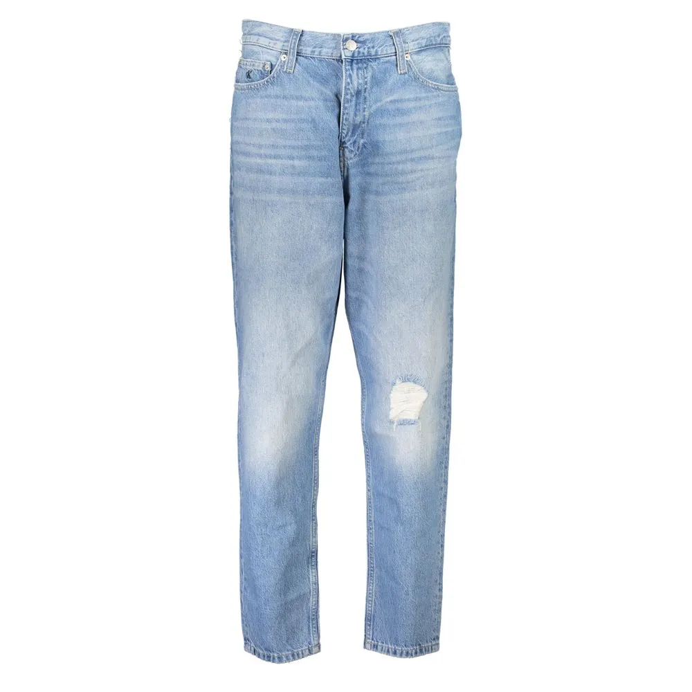 Calvin Klein Women's Chic Light Blue Vintage Mom Jeans