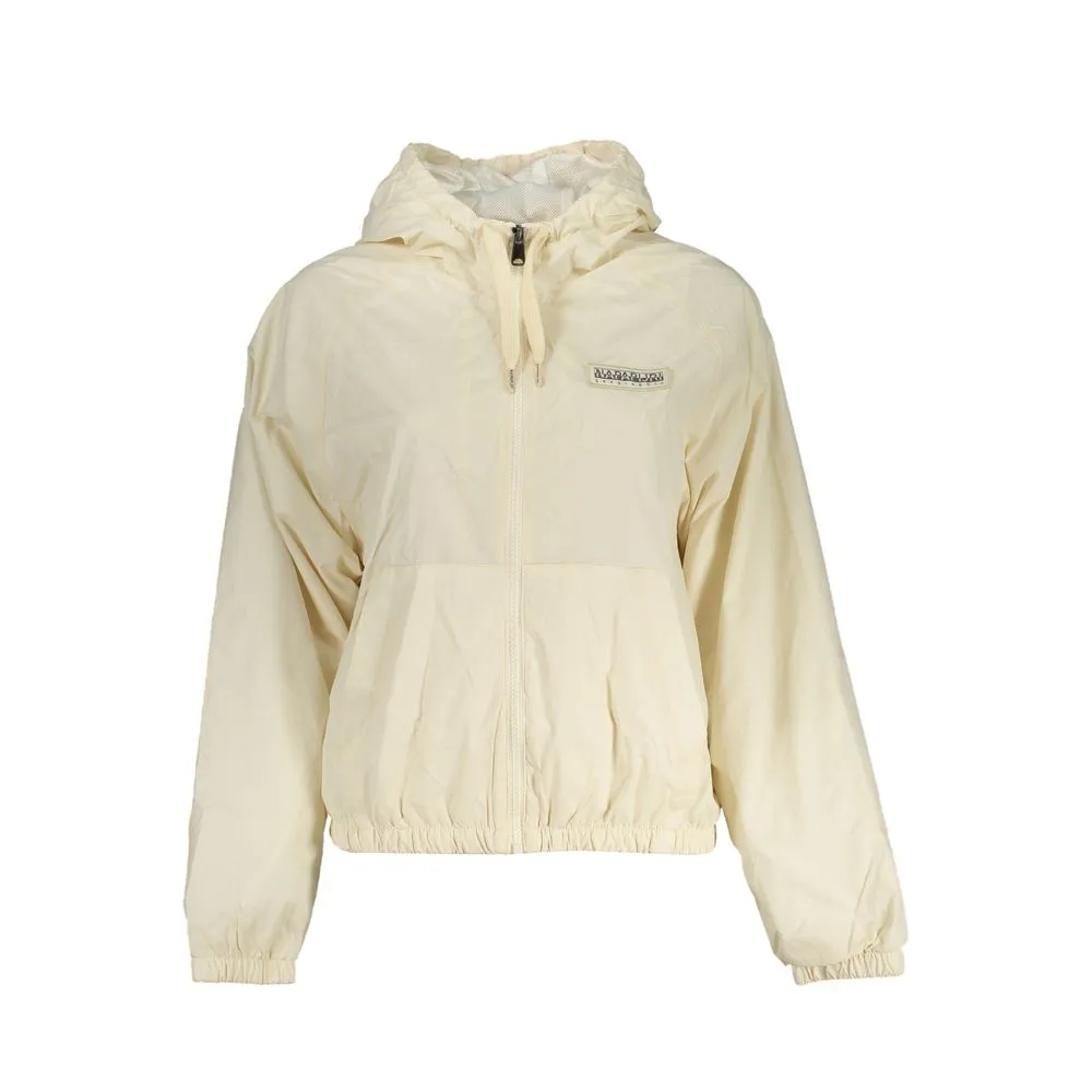 Napapijri Women's Beige Polyester Jackets & Coat