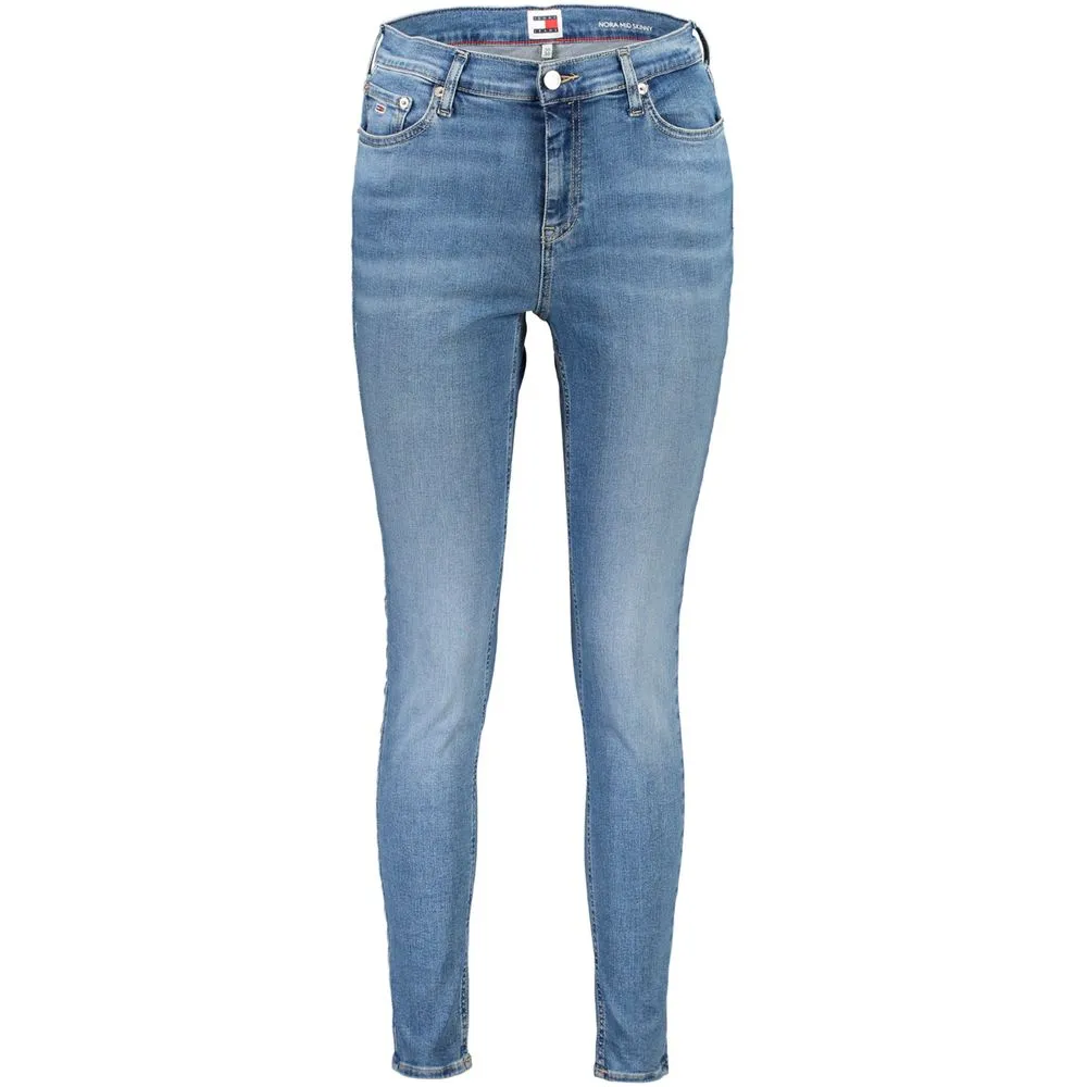Tommy Hilfiger Women's Blue Cotton Jeans & Pant