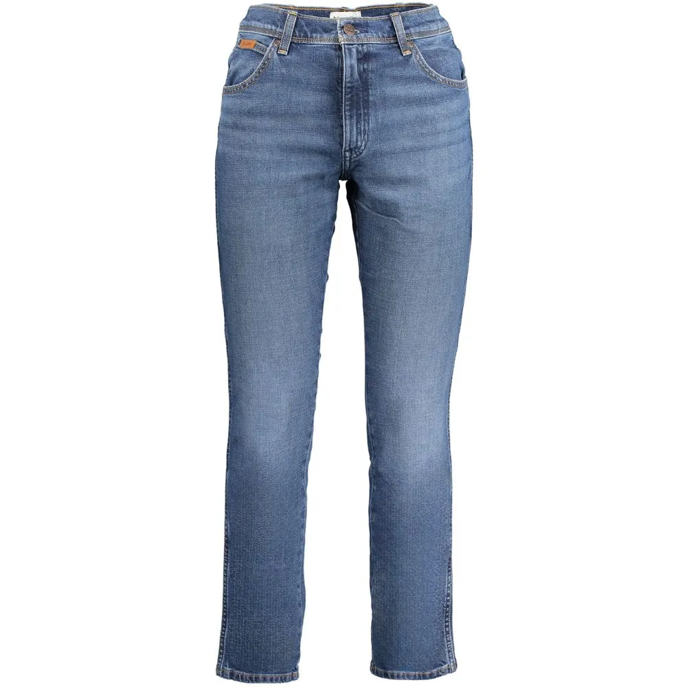 Wrangler Men's Blue Cotton Jeans & Pant