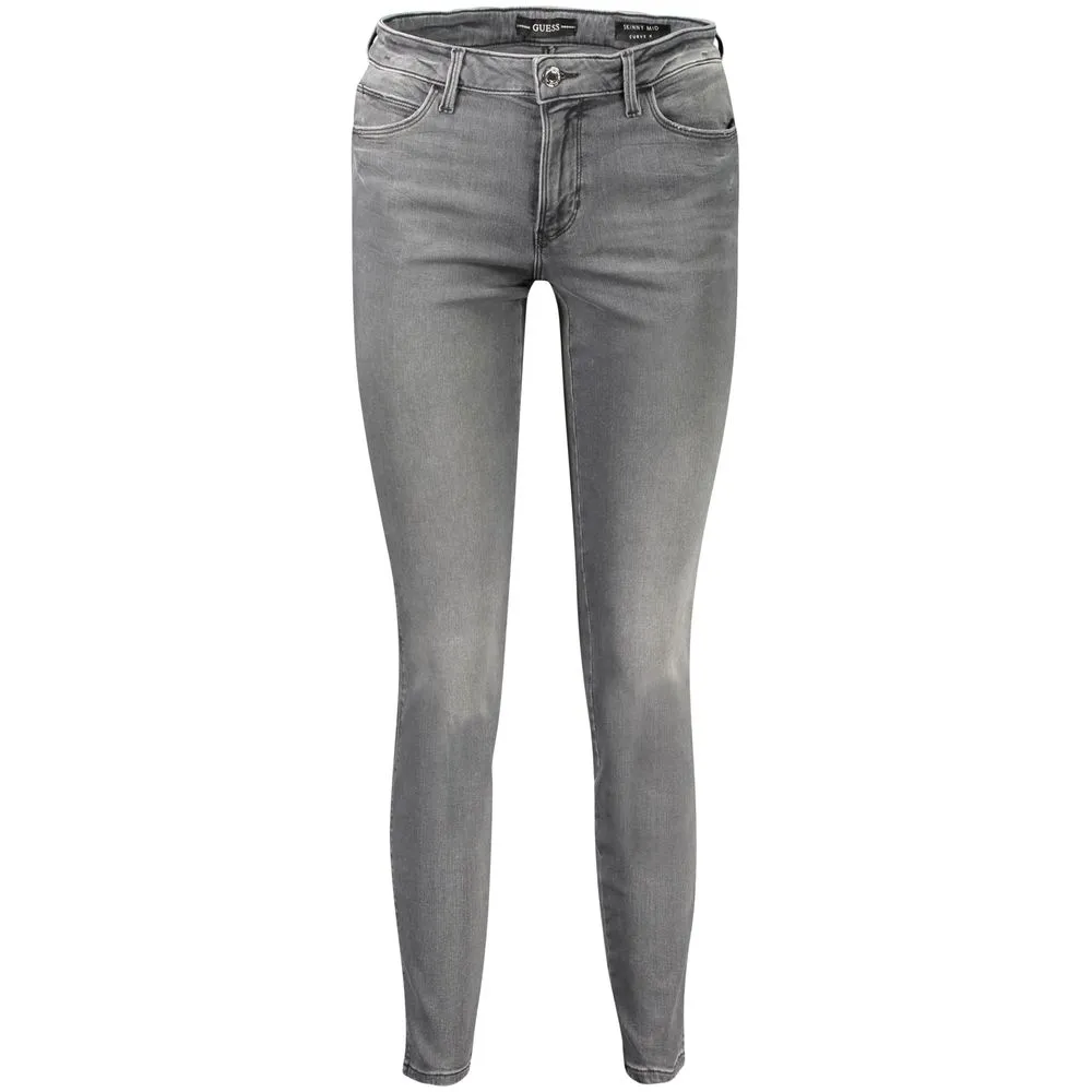 Guess Jeans Women's Gray Cotton Jeans & Pant