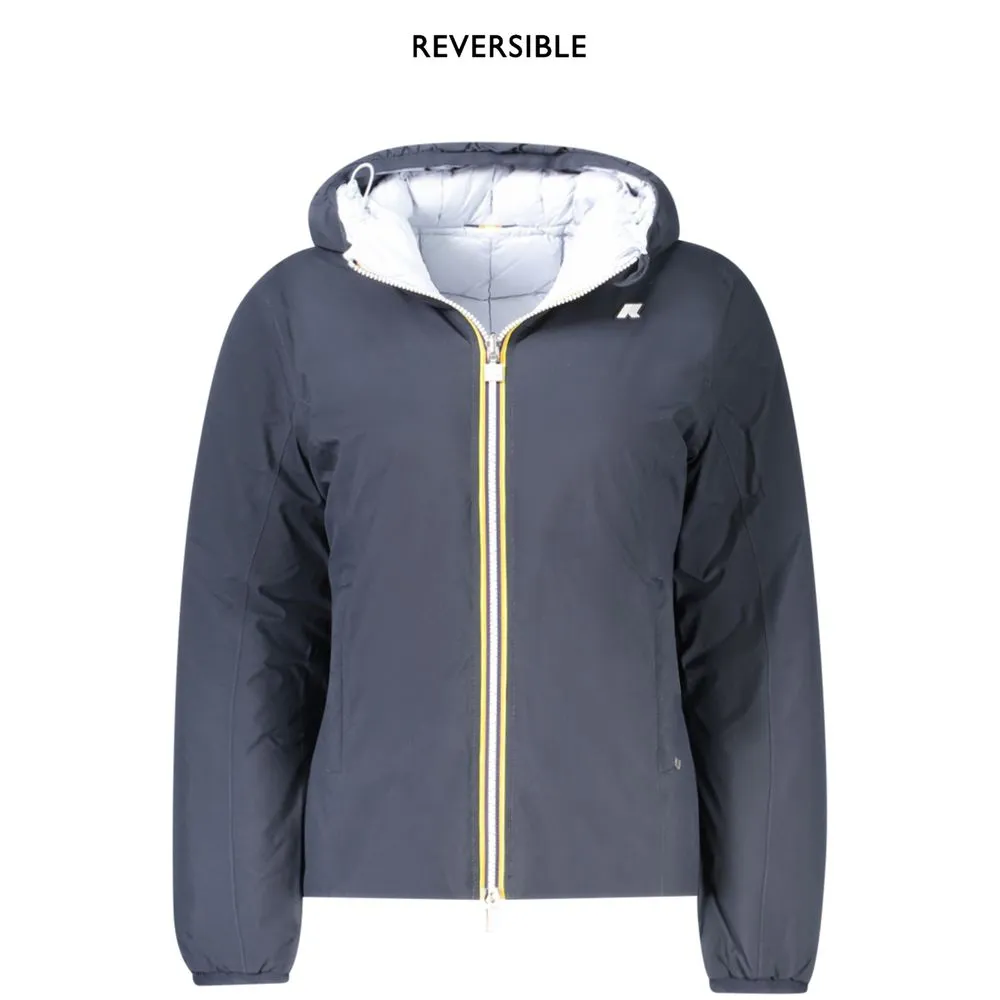 K-WAY Blue Polyamide Women Jacket