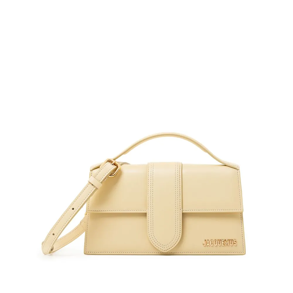 Jacquemus Women's Yellow Leather Shoulder Bag