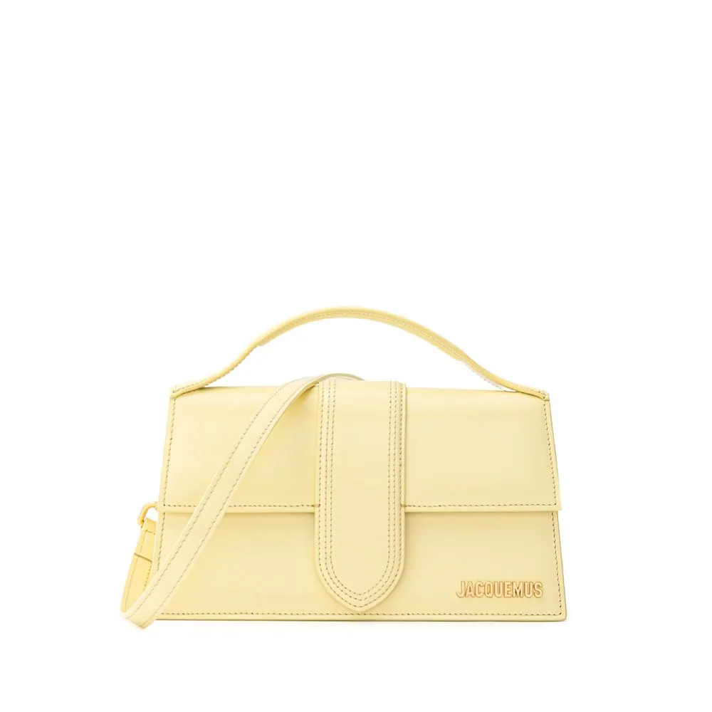 Jacquemus Women's Yellow Leather Handbag