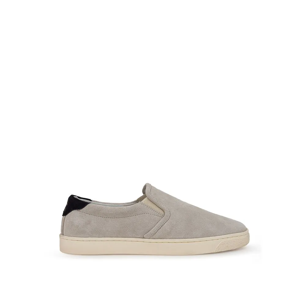 Brunello Cucinelli Men's Gray Leather Sneaker