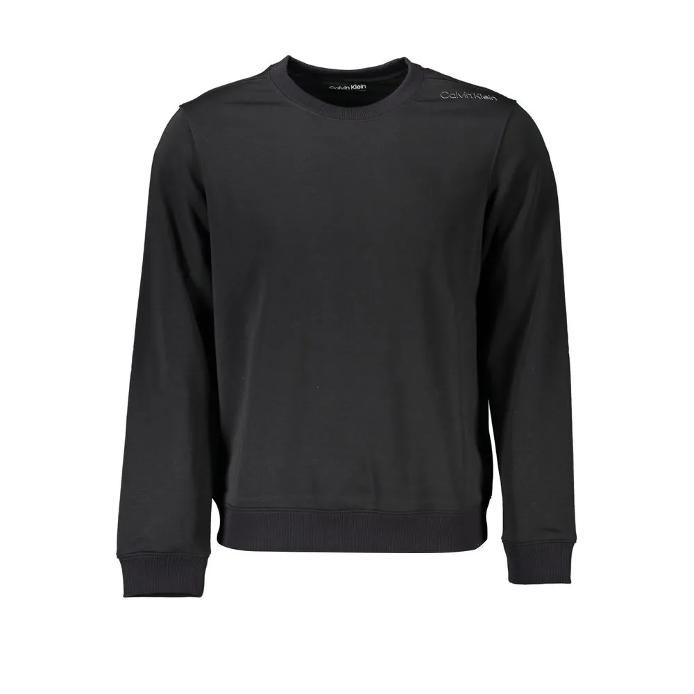 Calvin Klein Men's Sleek Black Crew Neck Sweater