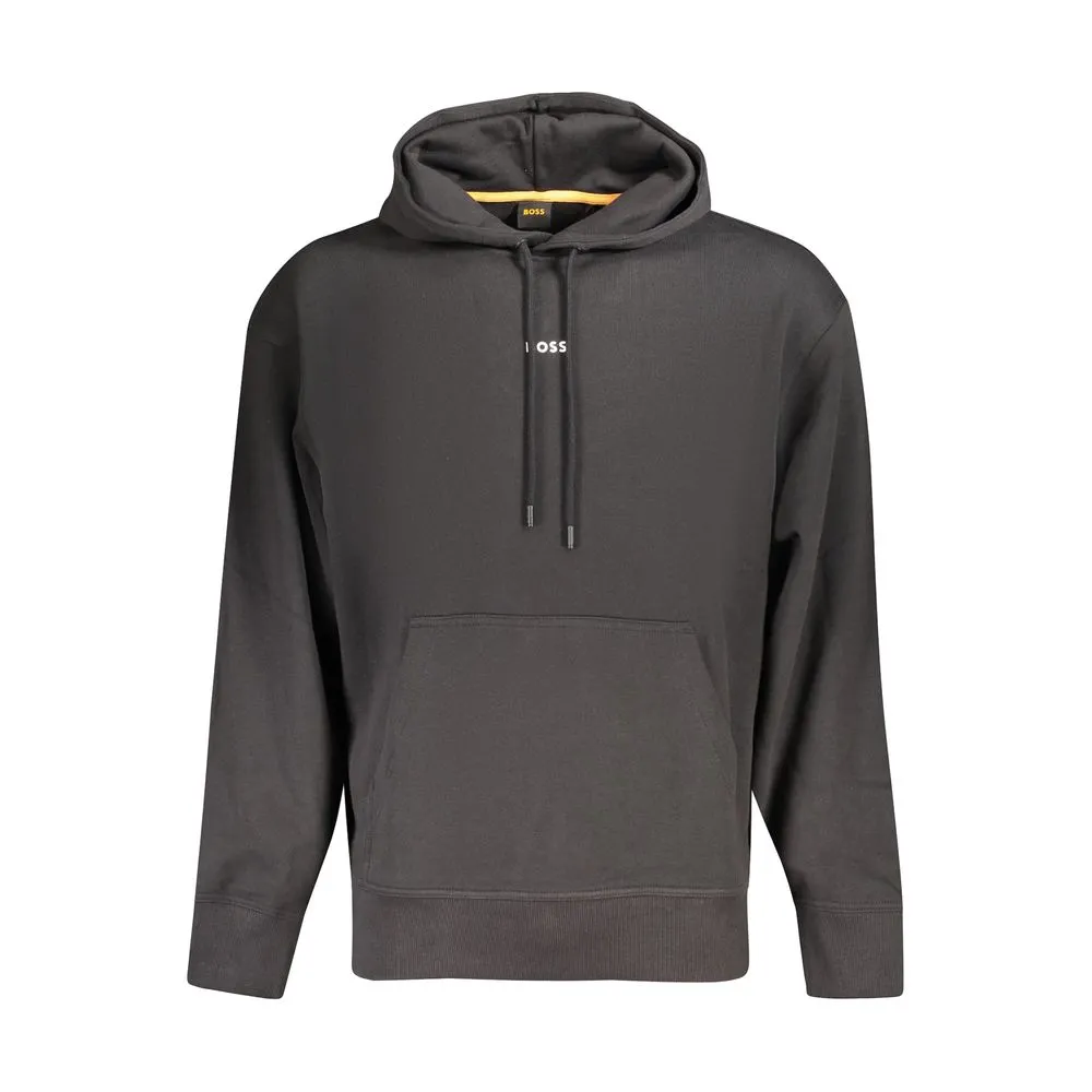 Hugo Boss Men's Black Cotton Sweater