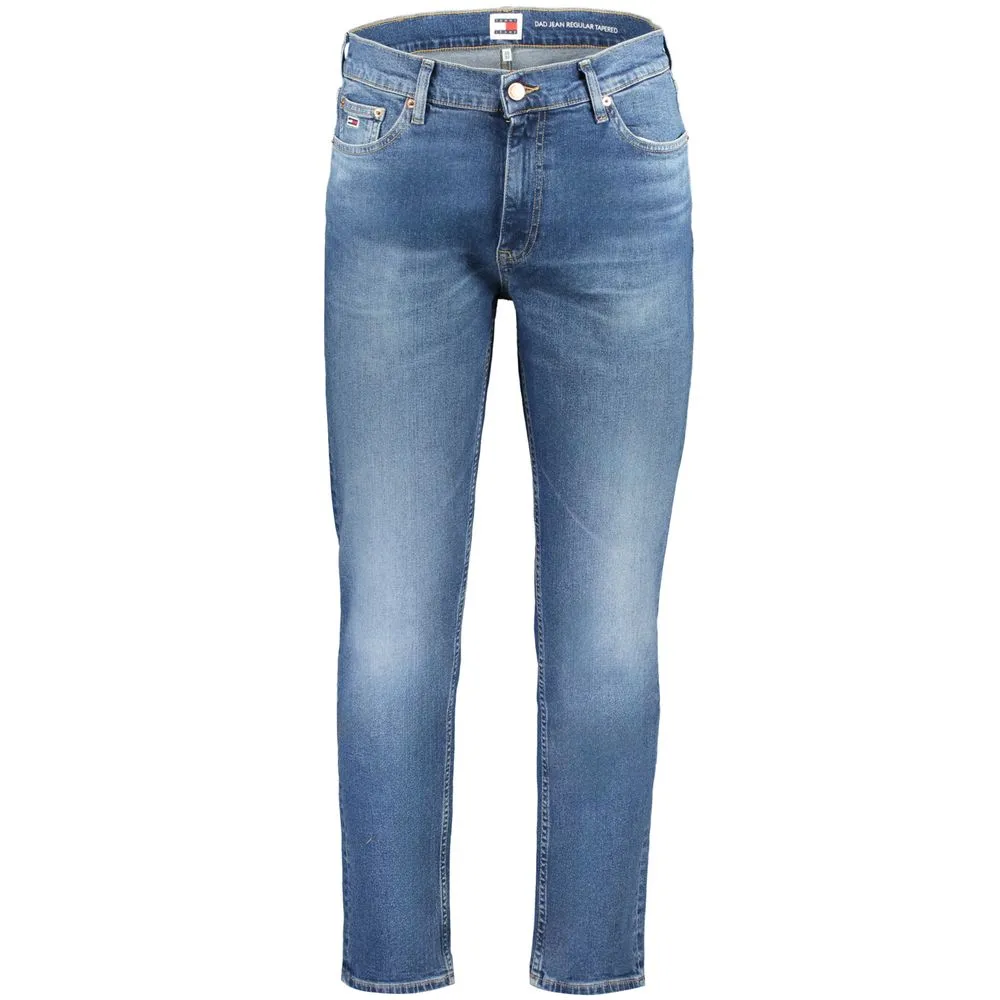 Tommy Hilfiger Men's Blue Cotton Jeans & Pant