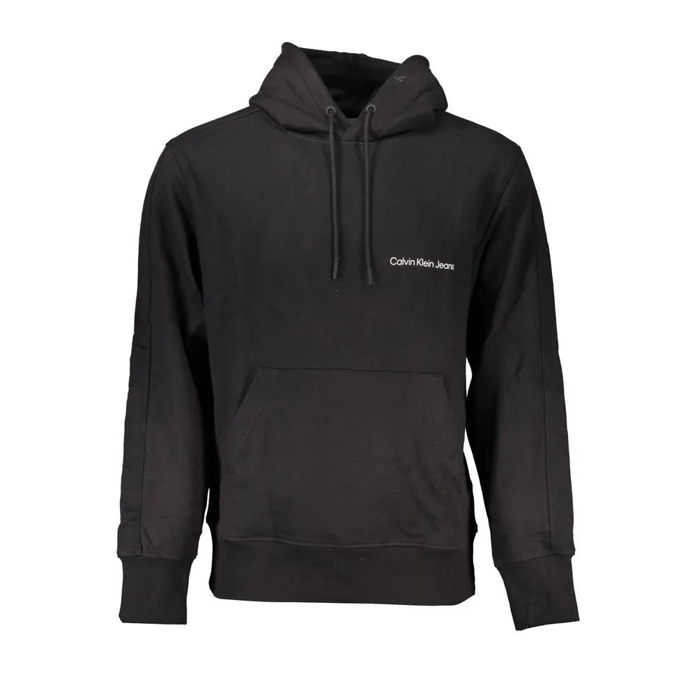 Calvin Klein Men's Elegant Long-Sleeved Hooded Sweatshirt