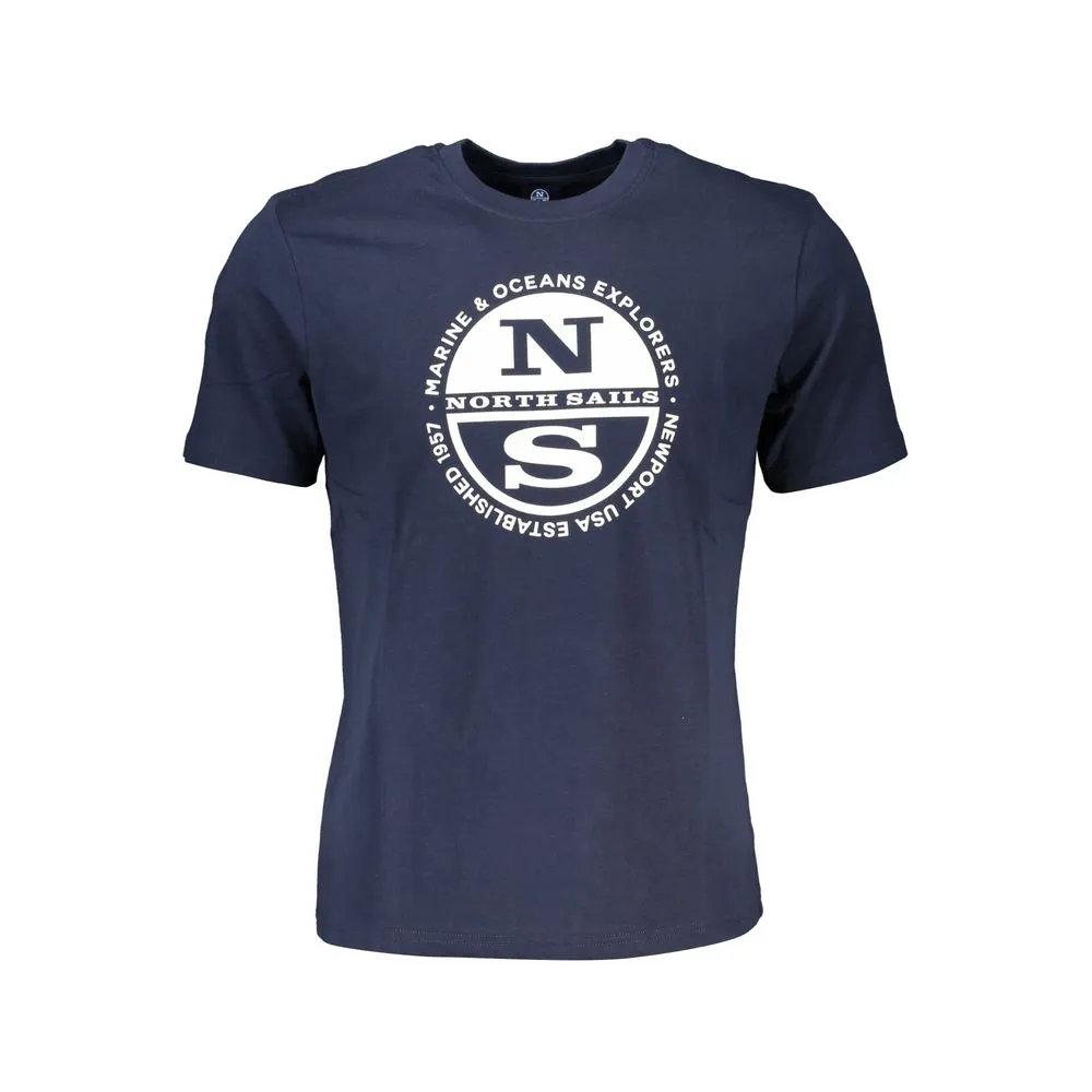 North Sails Men's Blue Cotton T-Shirt