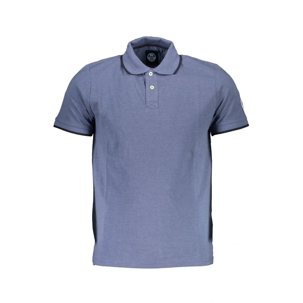 North Sails Men's Blue Cotton Mens Polo Shirt