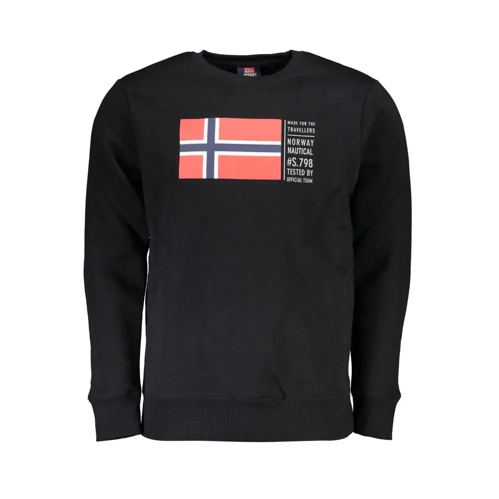 Norway 1963 Men's Black Cotton Sweater