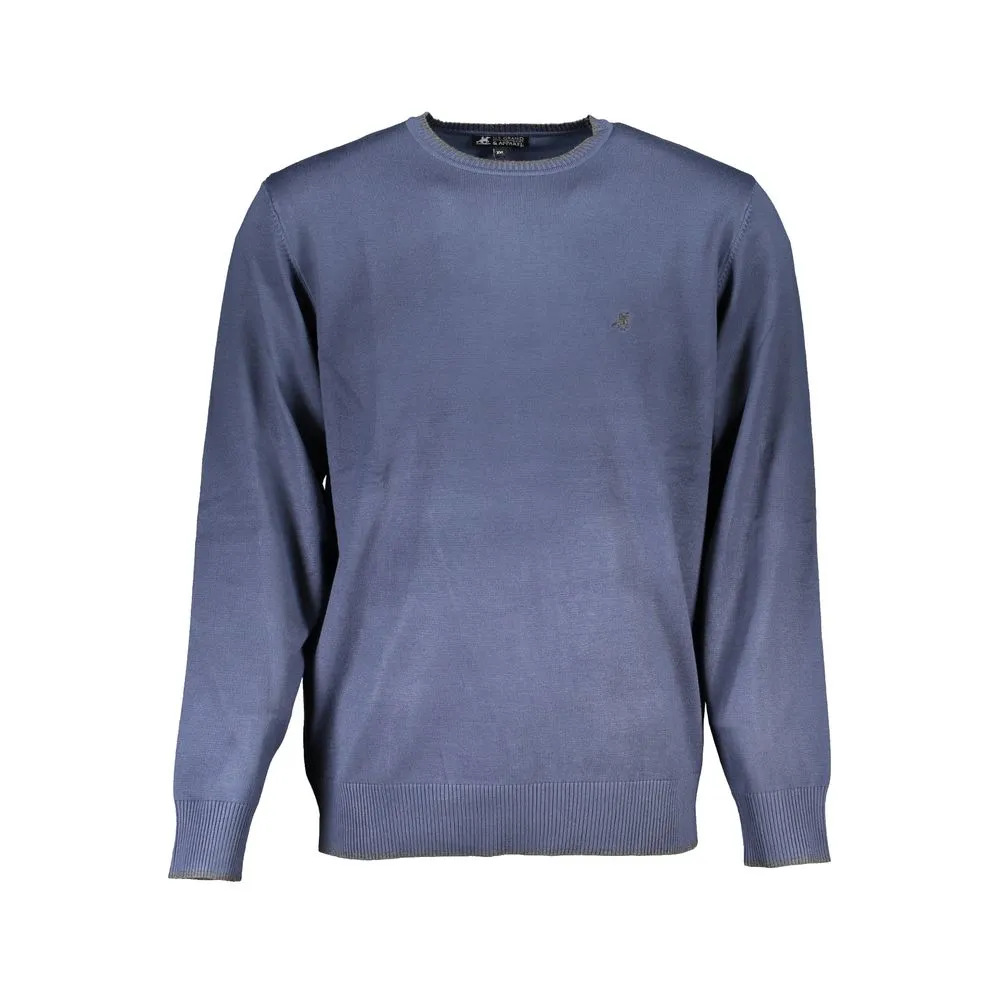 U.S. Grand Polo Men's Blue Nylon Sweater