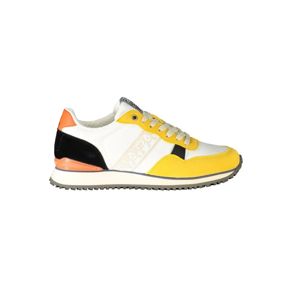 Napapijri Men's Yellow Polyester Sneaker