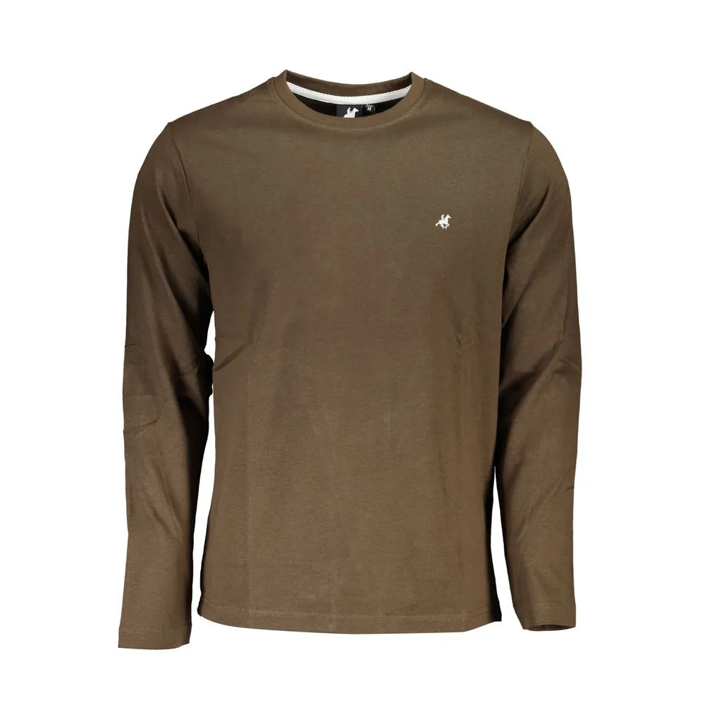 U.S. Grand Polo Men's Brown Cotton T-Shirt