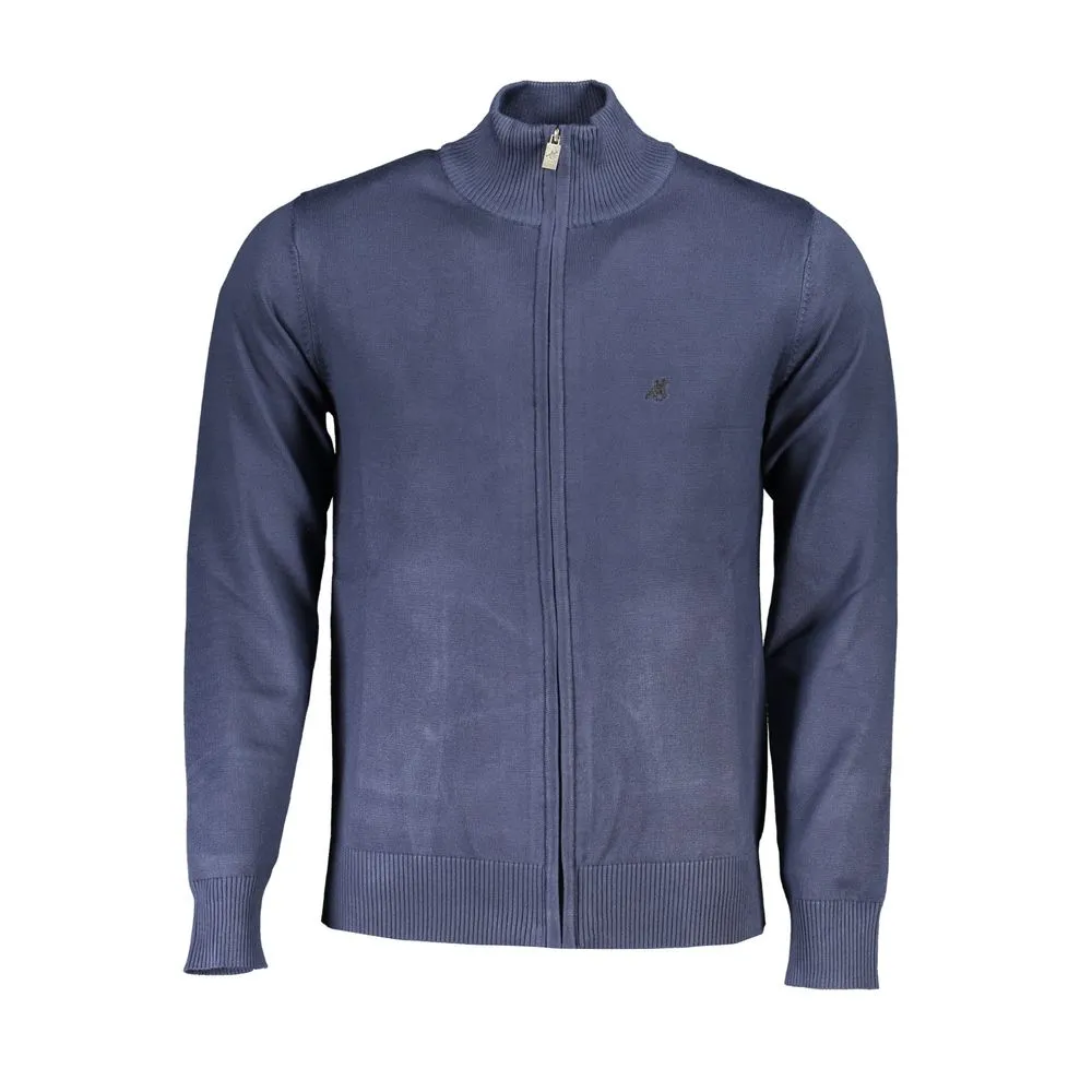 U.S. Grand Polo Men's Blue Nylon Sweater
