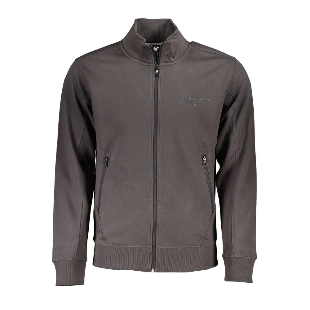 U.S. Grand Polo Men's Elegant Long Sleeve Fleece Sweatshirt