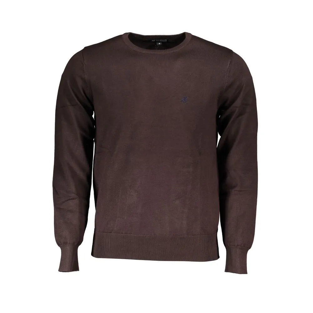 U.S. Grand Polo Men's Brown Nylon Sweater