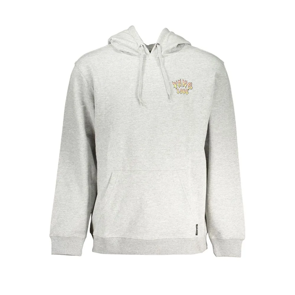 Vans Men's Chic Gray Fleece Hooded Sweatshirt