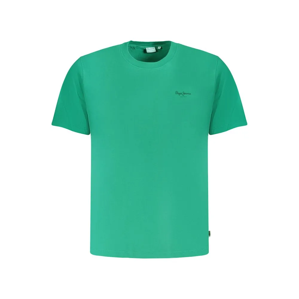 Pepe Jeans Men's Green Cotton T-Shirt
