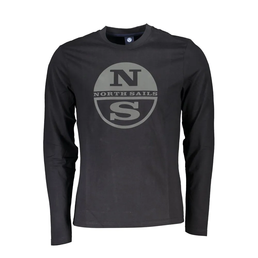 North Sails Men's Black Cotton T-Shirt