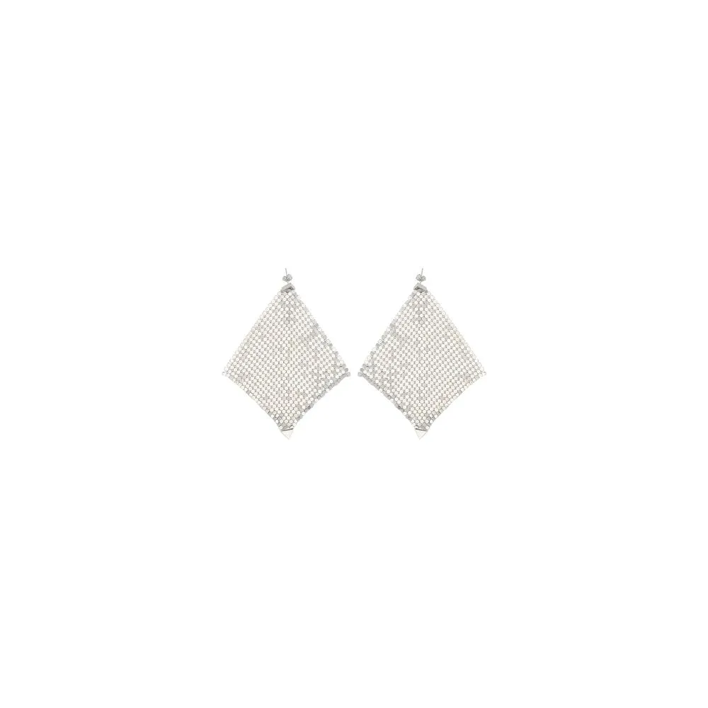 Rabanne Women's Pixel Chainmail Earrings