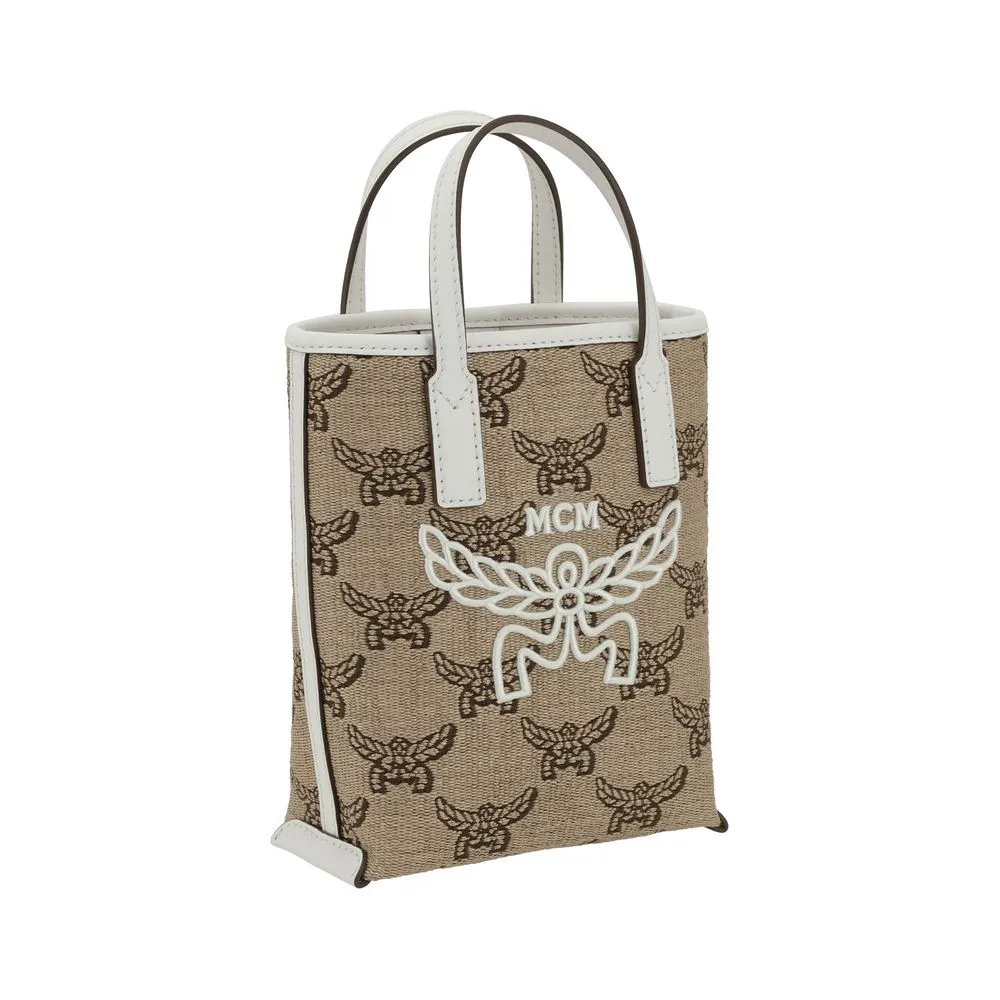 MCM Women's Raffia Tote Bag