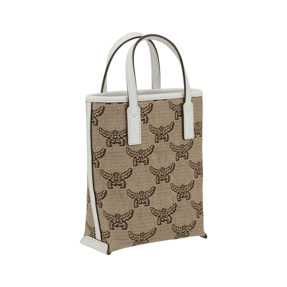 MCM Women's Raffia Tote Bag