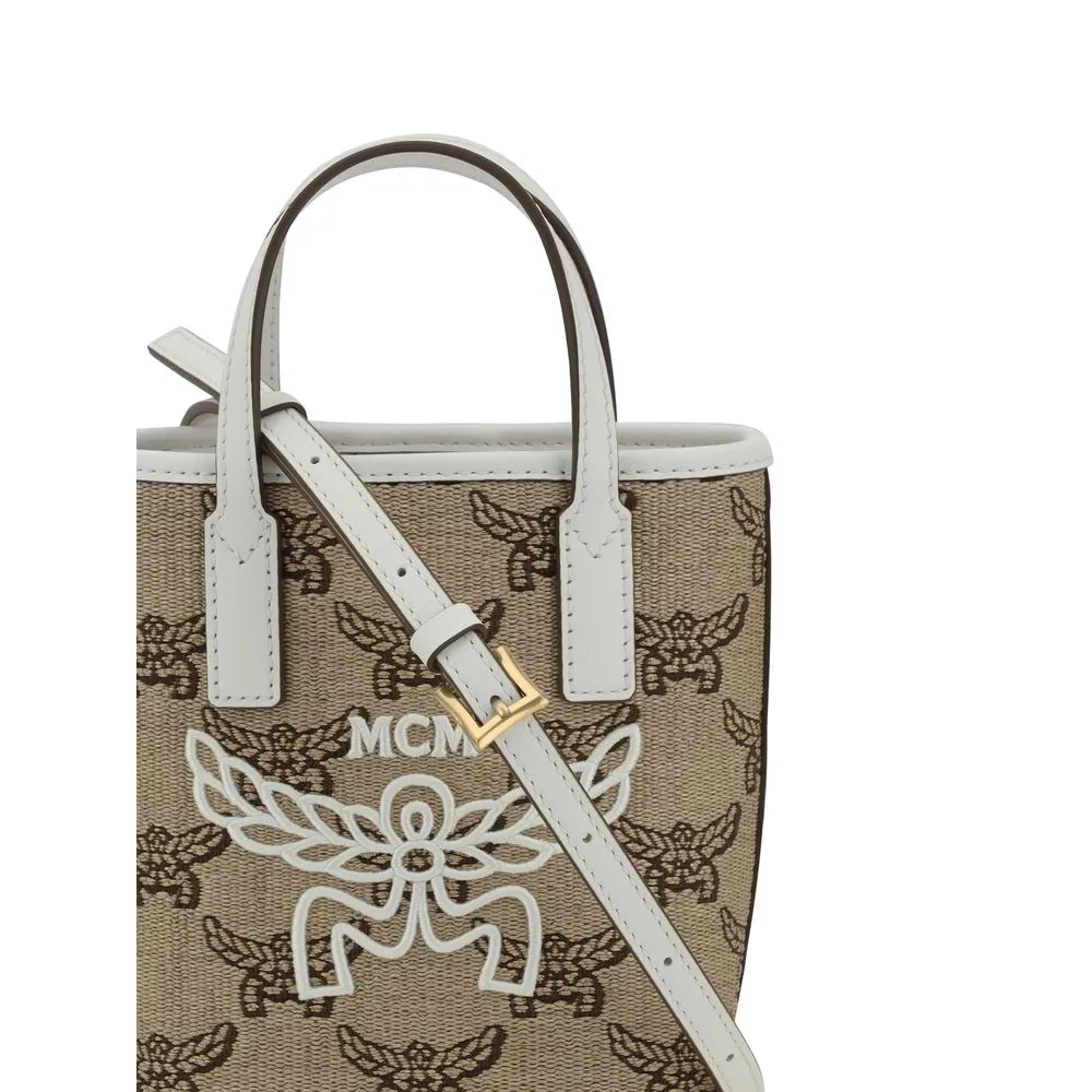MCM Women's Raffia Tote Bag