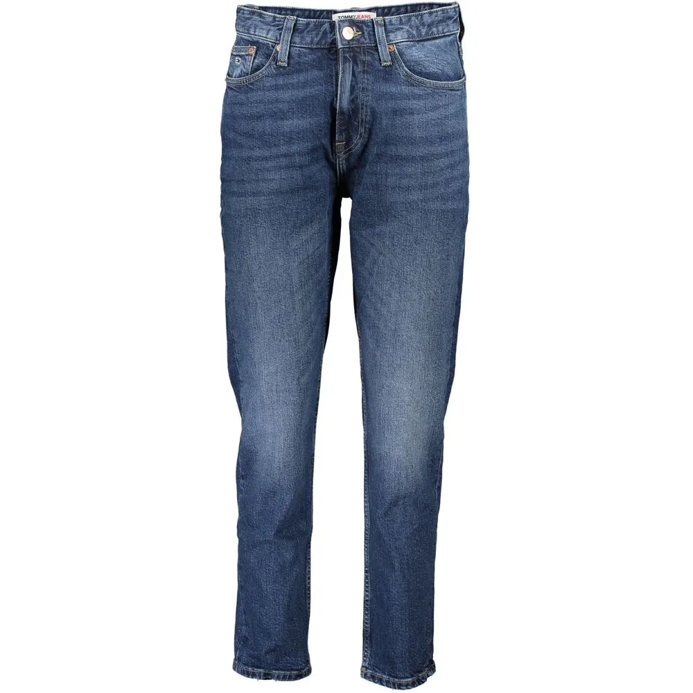 Tommy Hilfiger Women's Blue Cotton Jeans & Pant