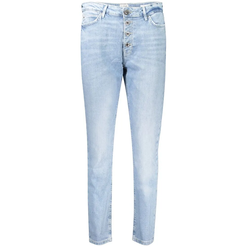 Guess Jeans Women's Light Blue Cotton Jeans & Pant