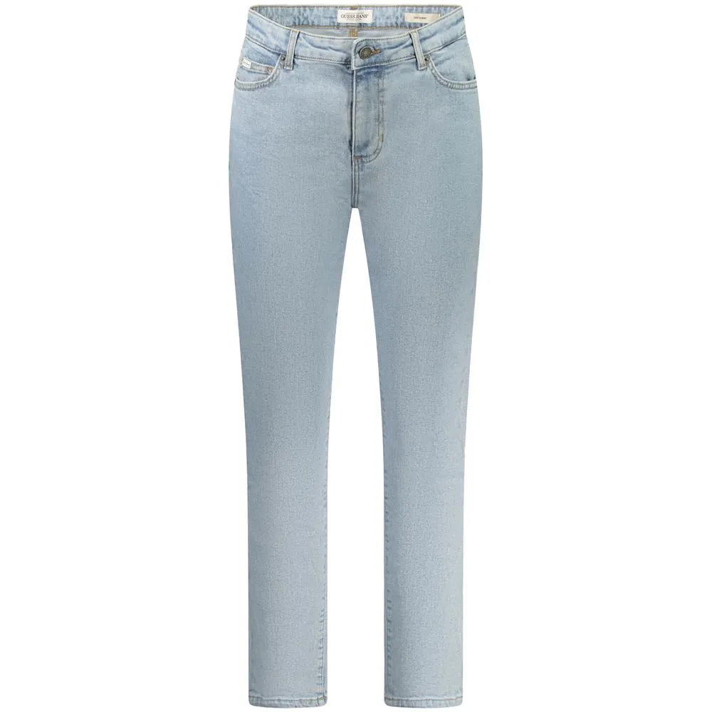 Guess Jeans Women's Light Blue Cotton Jeans & Pant