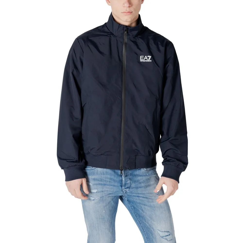 EA7 Emporio Armani Men's Blue Polyamide Jacket