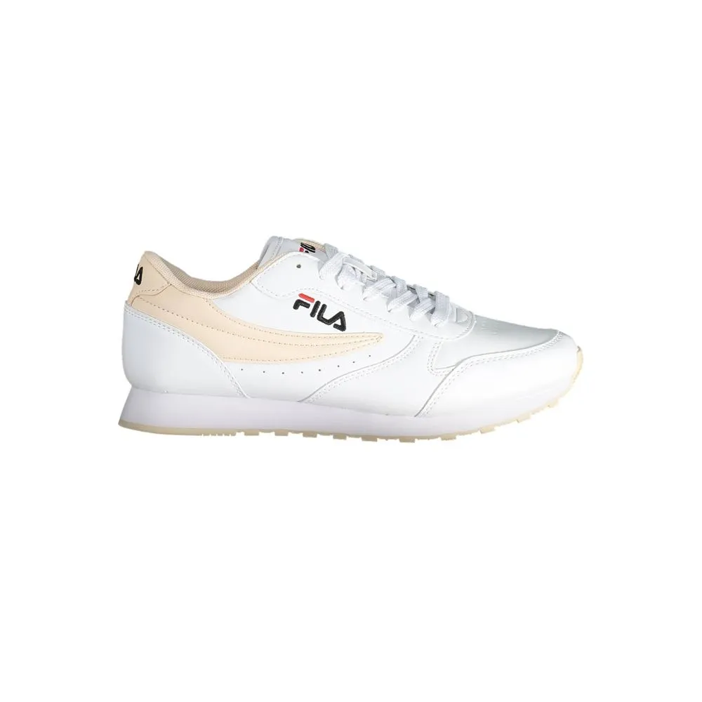 Fila White Polyethylene Women Sneaker