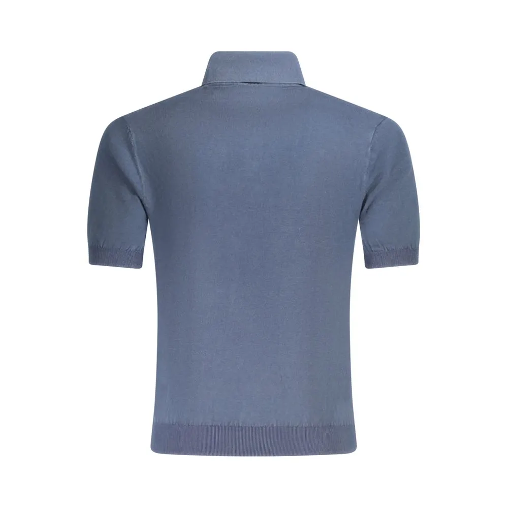 Guess Jeans Men's Blue Cotton Sweater