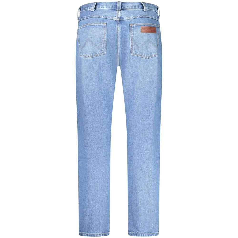 Wrangler Men's Blue Cotton Jeans & Pant